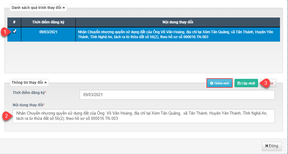 Quá trình thay đổi Quá trình thay đổi